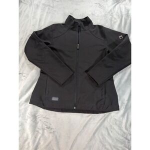 Dri Duck DDX Contour Jacket Womens Sz M Charcoal Softshell Full Zip Lightweight